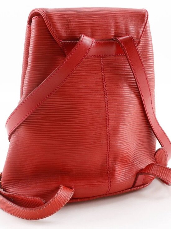 FENDI Mini Backpack Backpack Daypack vintage Red Calfskin Women main image 8